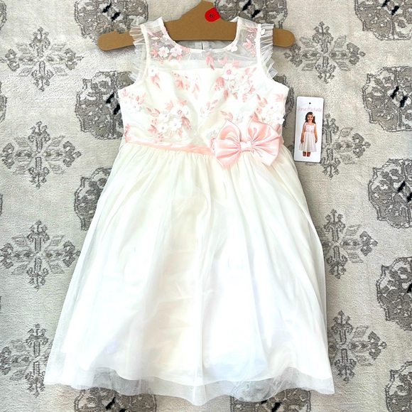 Sz 6 Jona Michelle Floral Dress - Picture 2 of 7